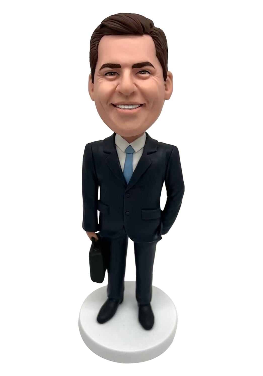 Business Man with Briefcase Custom Bobblehead