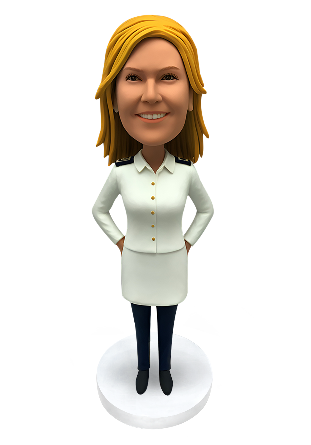 Airline Stewardess Custom Bobblehead-19