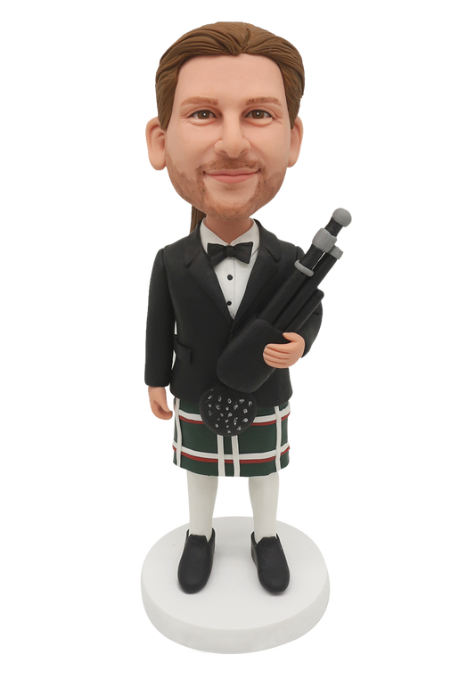 Bagpiper Custom Bobblehead