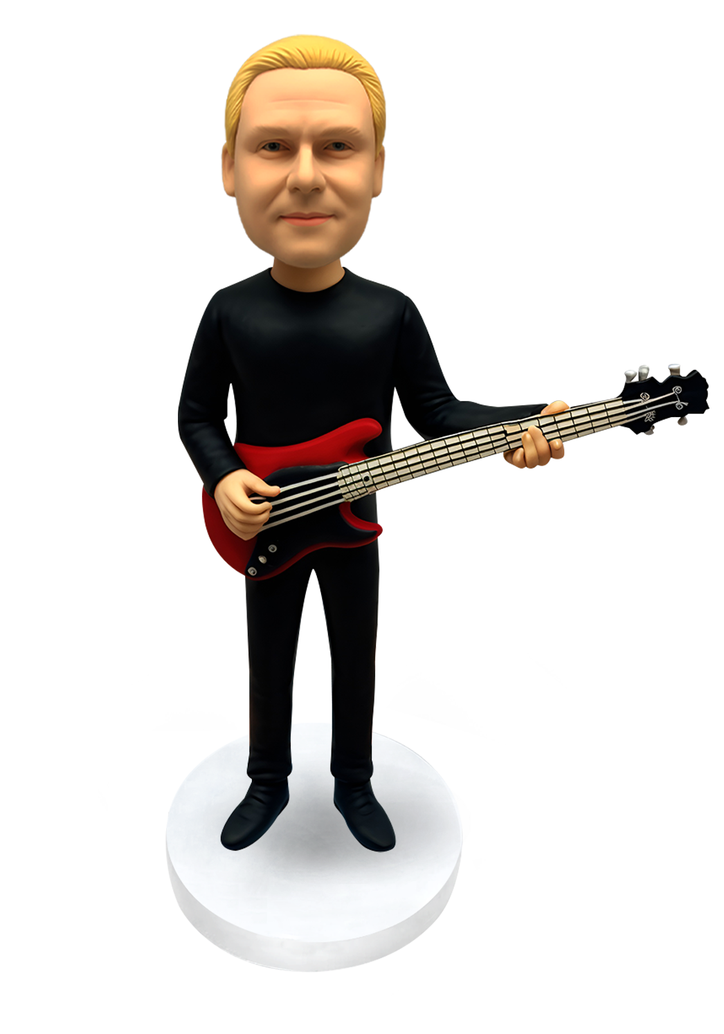 Base Guitar Player Custom Bobblehead