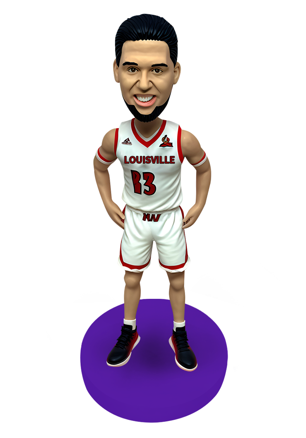 Cardinals Basketball Man Custom Bobblehead