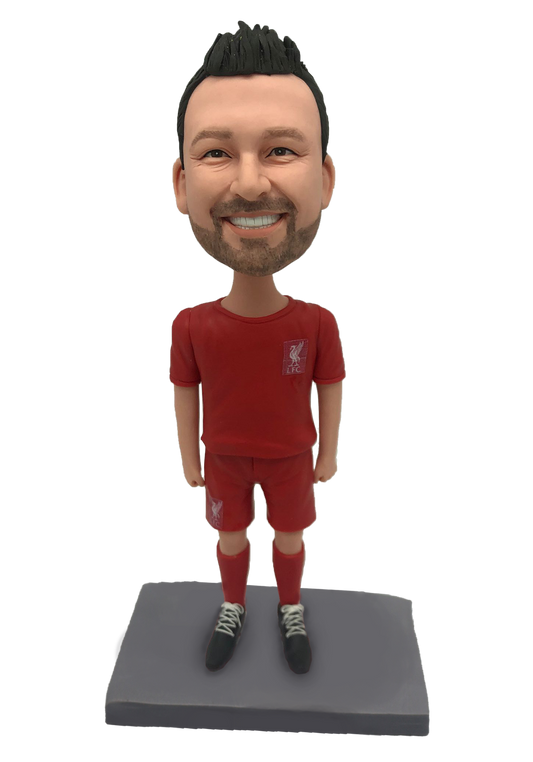 Casual Soccer Buddy Custom Bobblehead