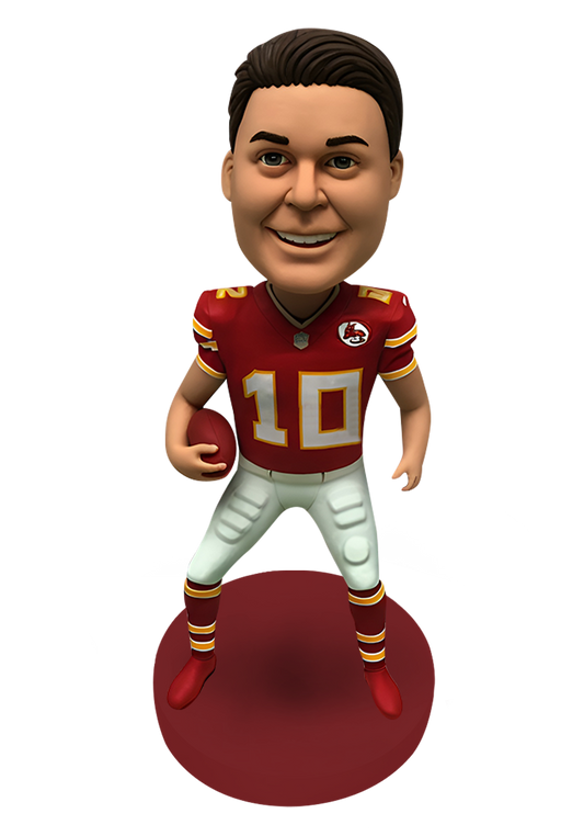 Chiefs Football Buddy Custom Bobblehead-2