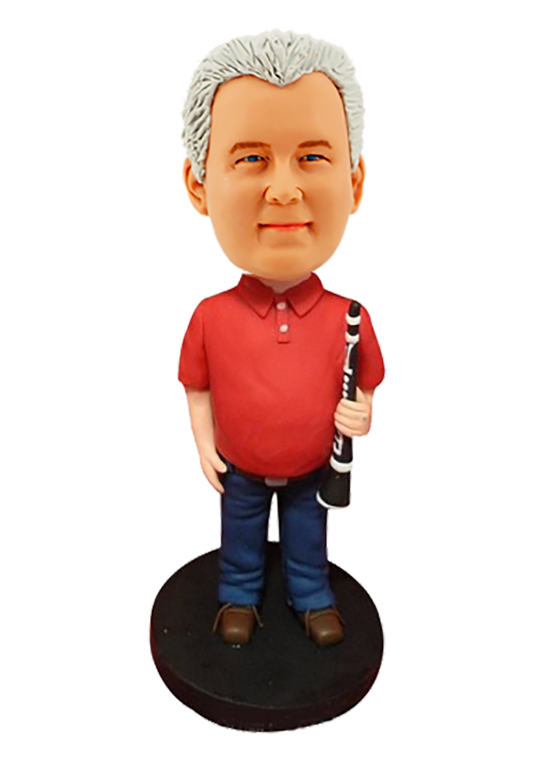 Clarinet Player Personalized Bobble Head