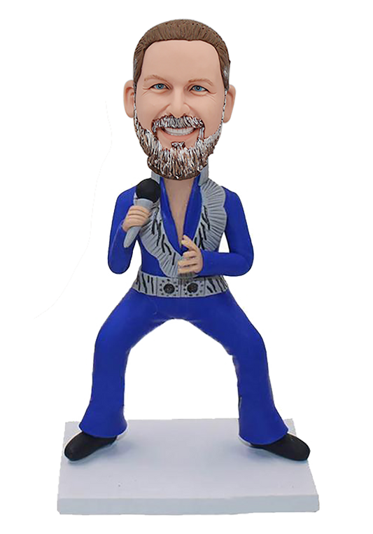 Classic Singer Custom Bobblehead