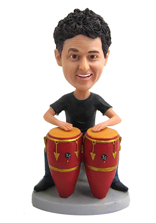 Conga Drummer Custom Bobblehead