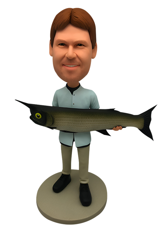 Custom Fisher Bobblehead