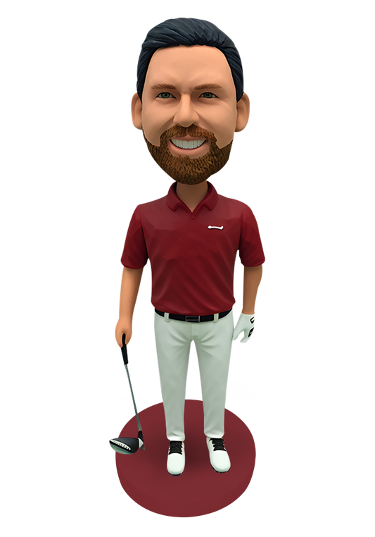 Custom Golfer Bobblehead-3