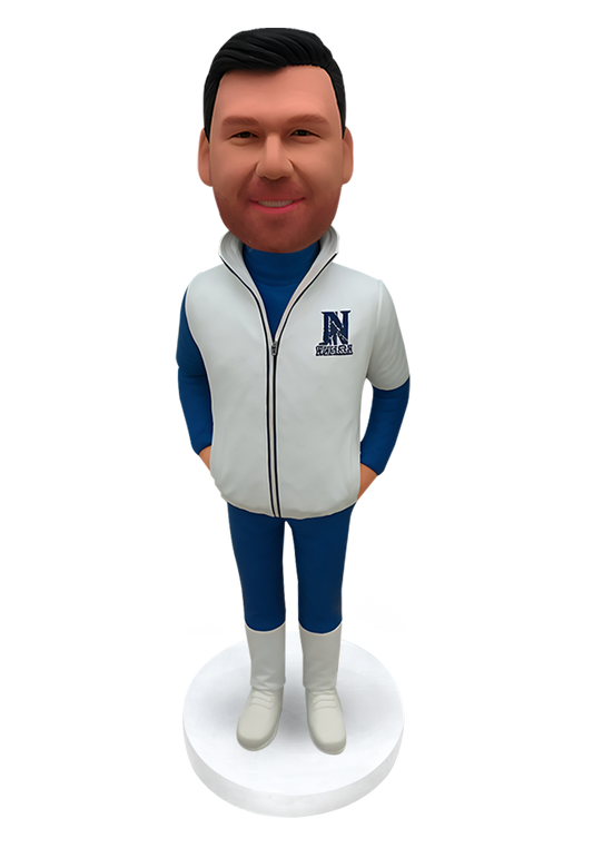 Down Jacket Man Custom Bobblehead-2