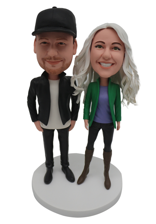 Fashion Couple Custom Bobblehead-2