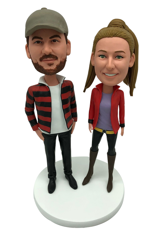 Fashion Couple Custom Bobblehead