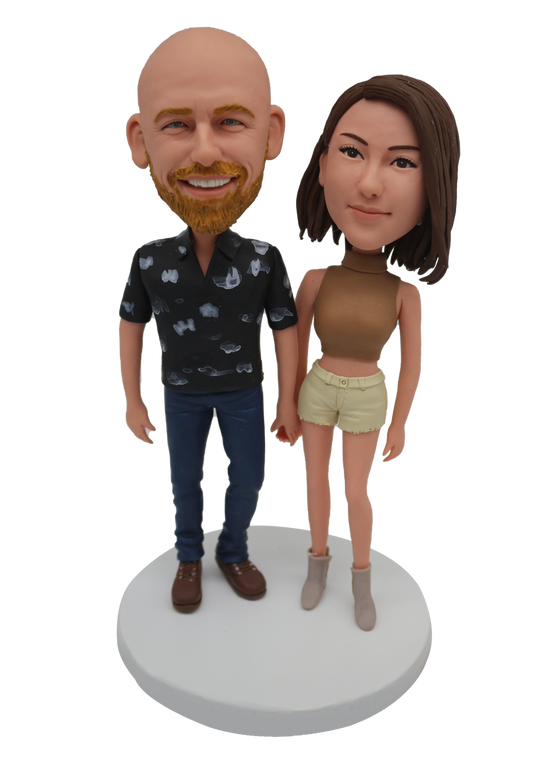 Fashion Couple Custom Bobbleheads