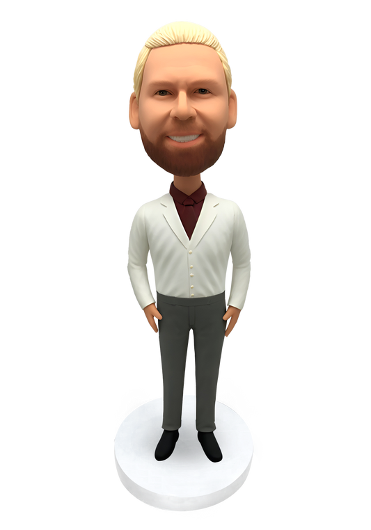 Fashional Man Custom Bobblehead-10