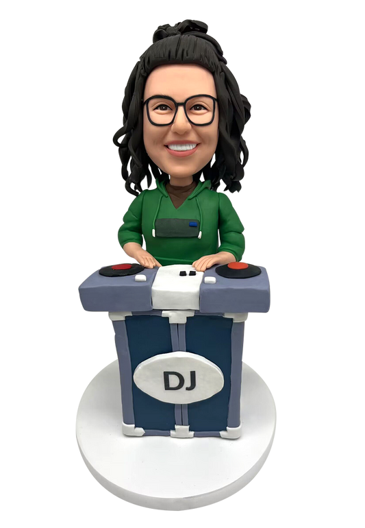 Female DJ Custom Bobblehead