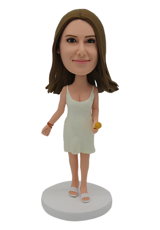 Female Singer Custom Bobblehead