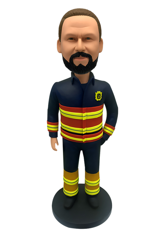 Firefighter Custom Bobblehead-1