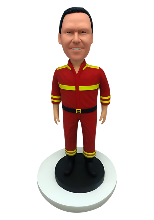 Firefighter Custom Bobblehead-3