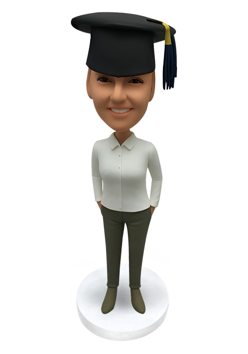 Graduation Girl Custom Bobblehead-1