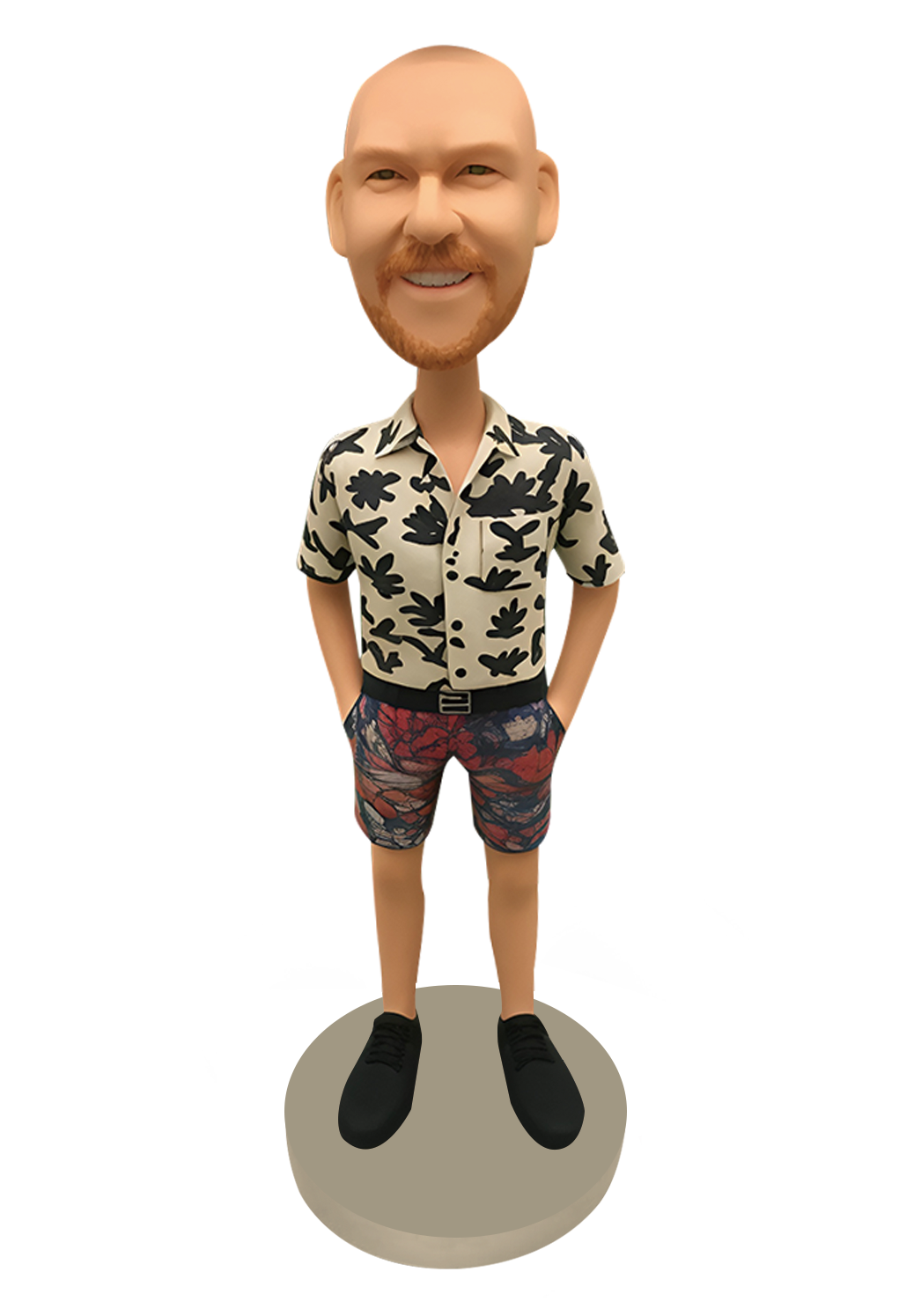Hawaiian Shirt Man Custom Bobblehead-6