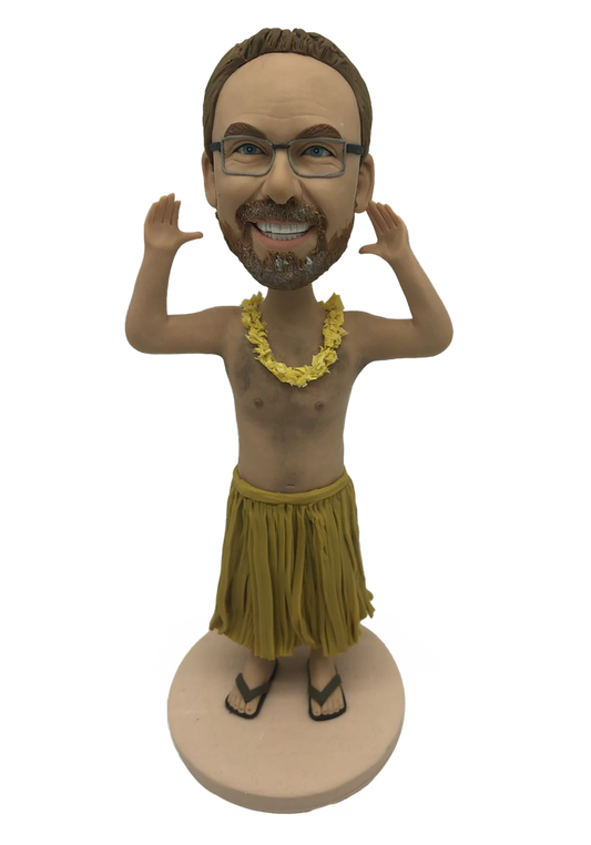 Hula Man Custom Bobblehead