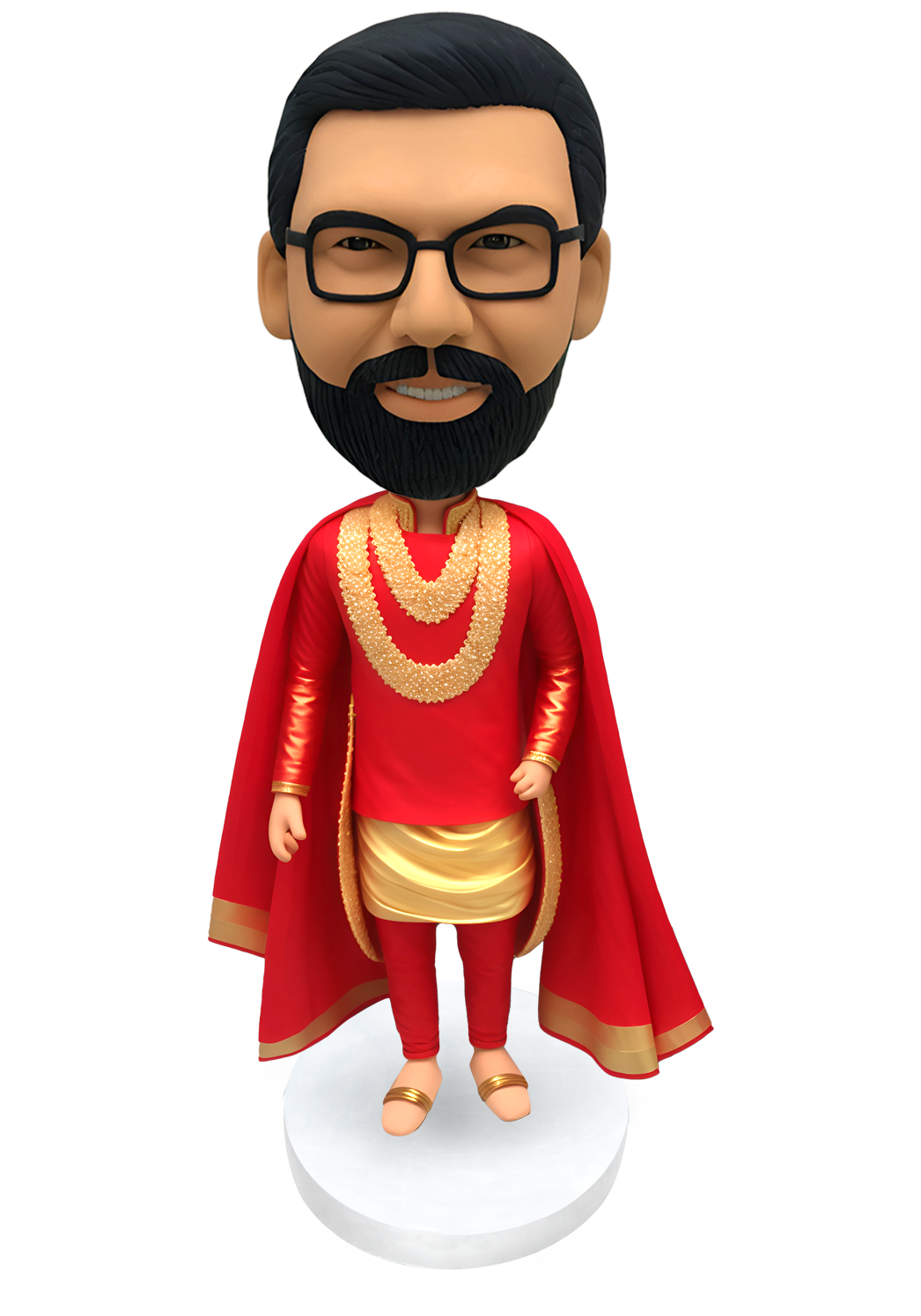 Indian Outfit Custom Bobblehead-17