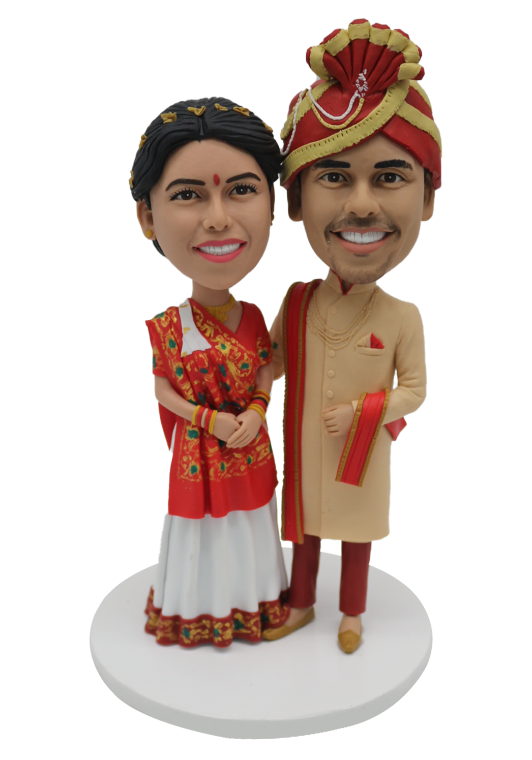 Indian Wedding Custom Bobblehead-2
