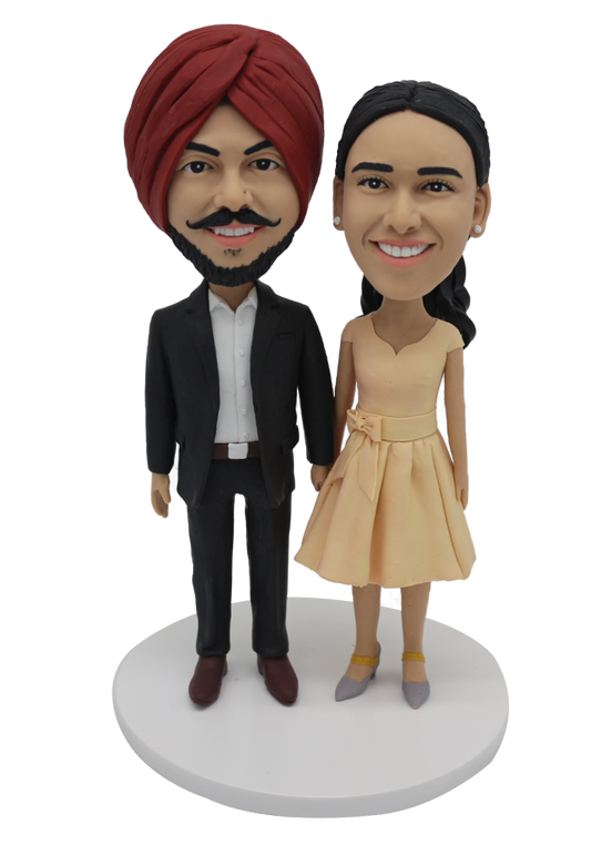 Indian Wedding Custom Bobblehead-3