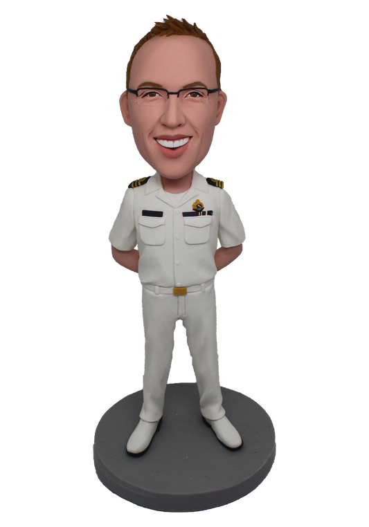 Navy Officer Custom Bobblehead