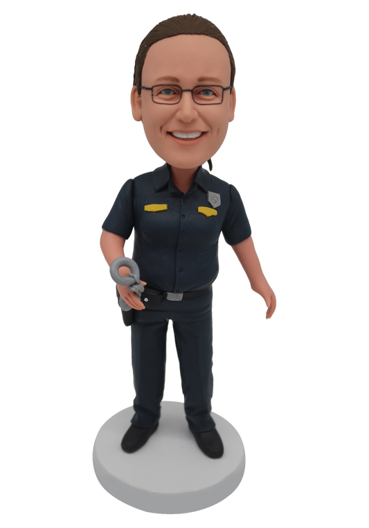 Police Woman Custom Bobblehead