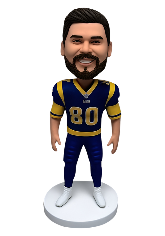 Rams Football Buddy Custom Bobblehead