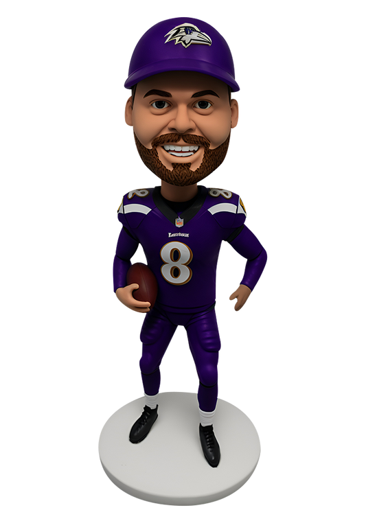 Ravens Football Buddy Custom Bobblehead-3