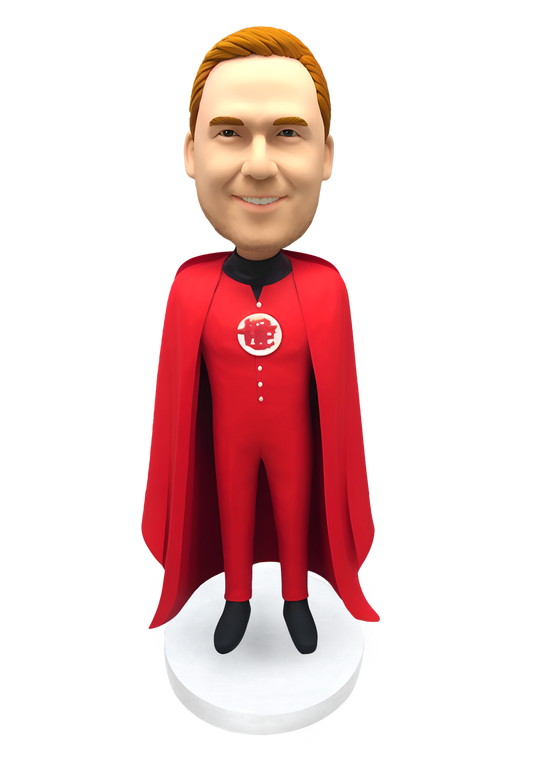 Red Cape Buddy Custom Bobblehead