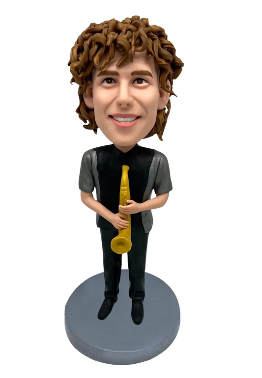 Saxophone Player Custom Bobblehead