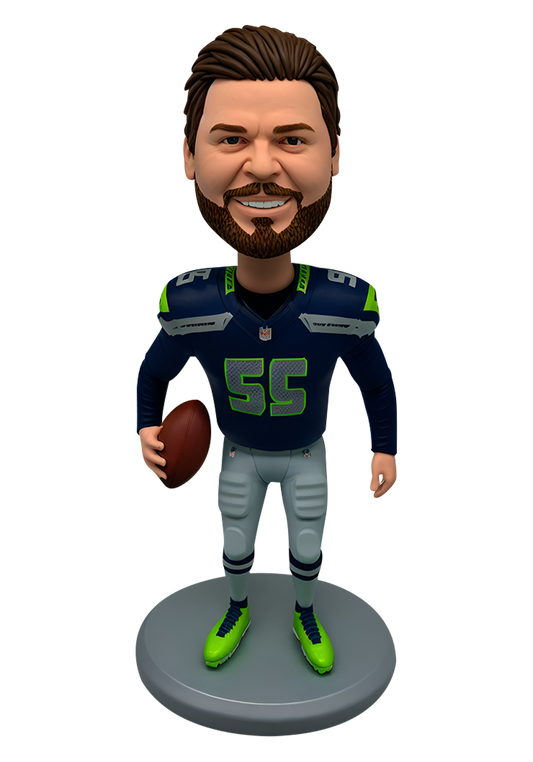 Seahawks Football Buddy Custom Bobblehead