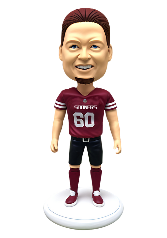 Sooners Football Buddy Custom Bobblehead