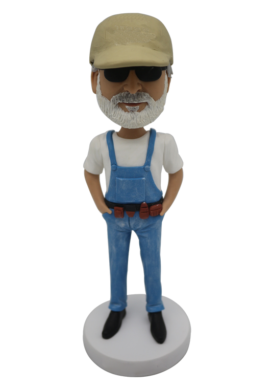 Technician in Overall Bobblehead