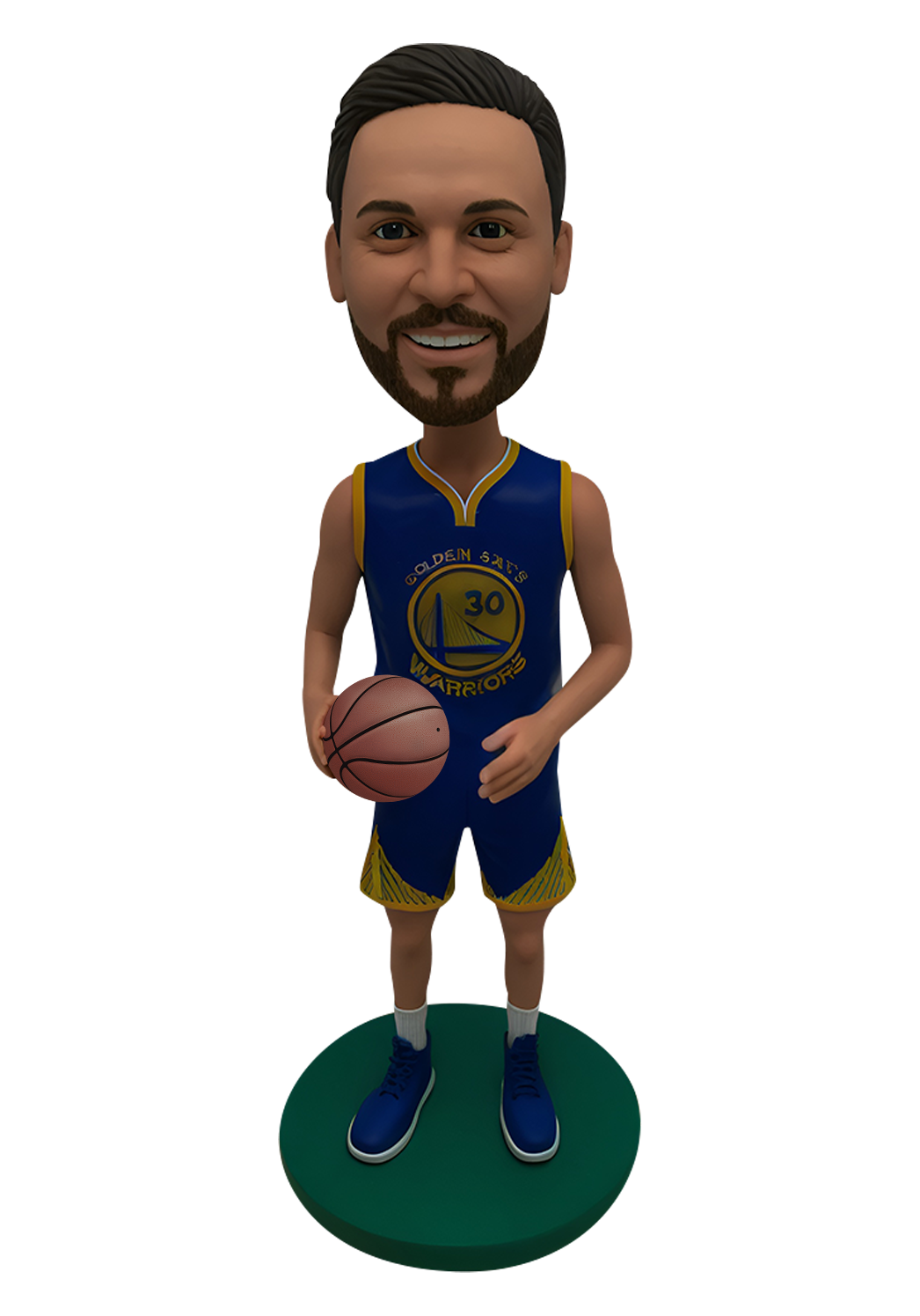 Warriors Basketball Fan Custom Bobblehead-2