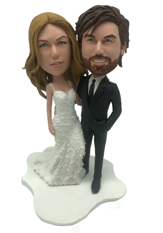 Young Couple Wedding Bobbleheads